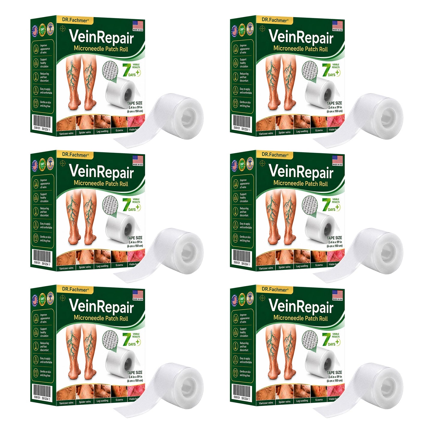 🌿DR.Fachmer® Vein Ease Microneedle Care Patch (For Spider Veins, Varicose Veins, Swelling & Leg Fatigue) - Last Day Promotion 50% OFF