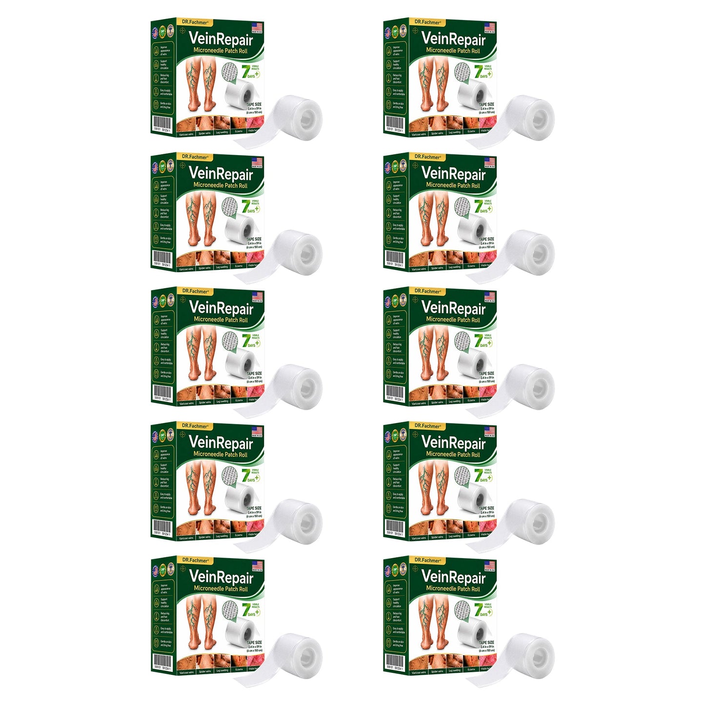 🌿DR.Fachmer® Vein Ease Microneedle Care Patch (For Spider Veins, Varicose Veins, Swelling & Leg Fatigue) - Last Day Promotion 50% OFF
